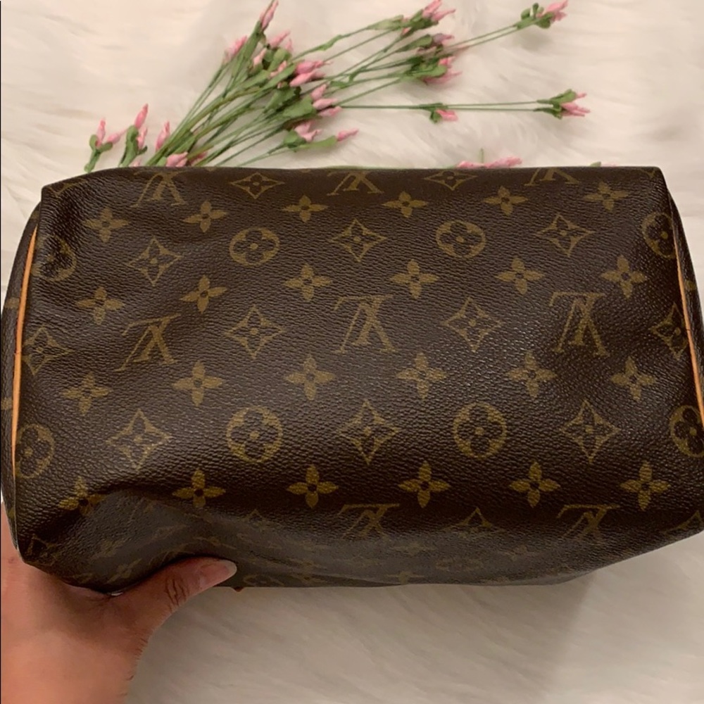 Louis Vuitton Monogram Mini Satchel in Brown and Tan Leather - Picture 9 of 16